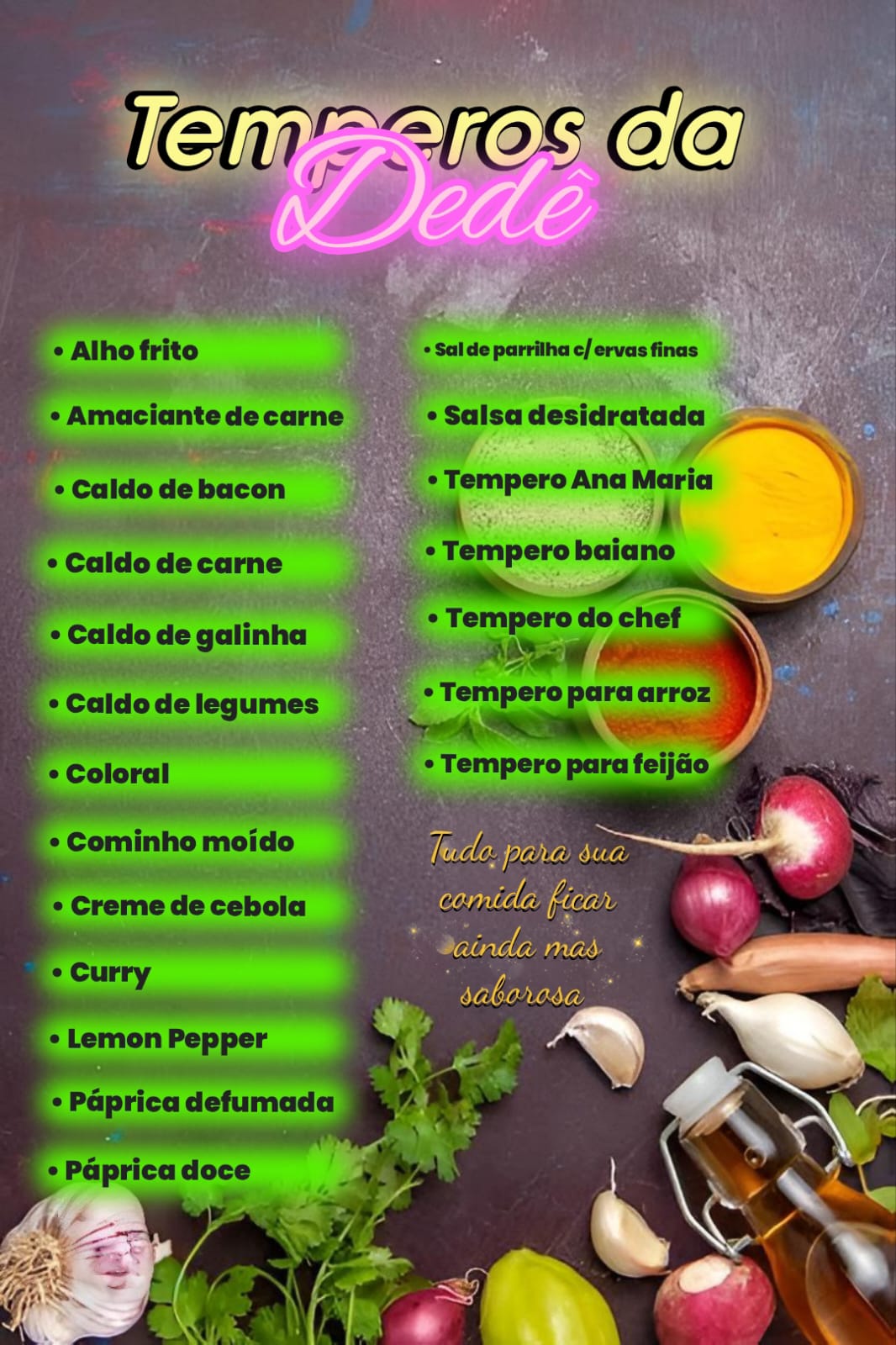 Tempero da Dede